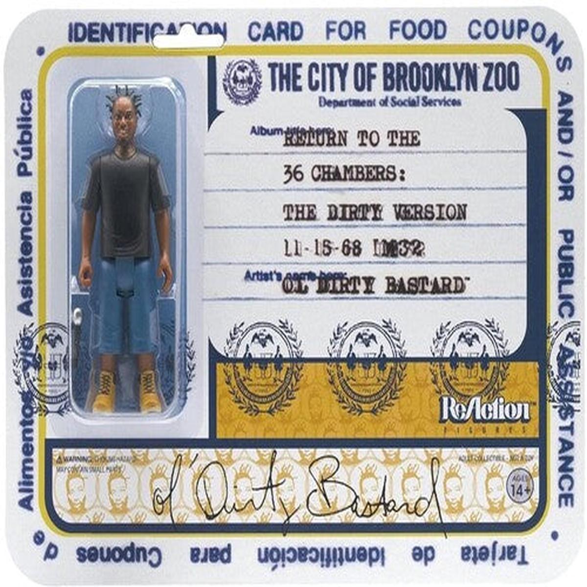 O.D.B. / ULTIMATES! WAVE 3  SUPER7  O.D.B.  ReACTION  BROOKLYN ZOO