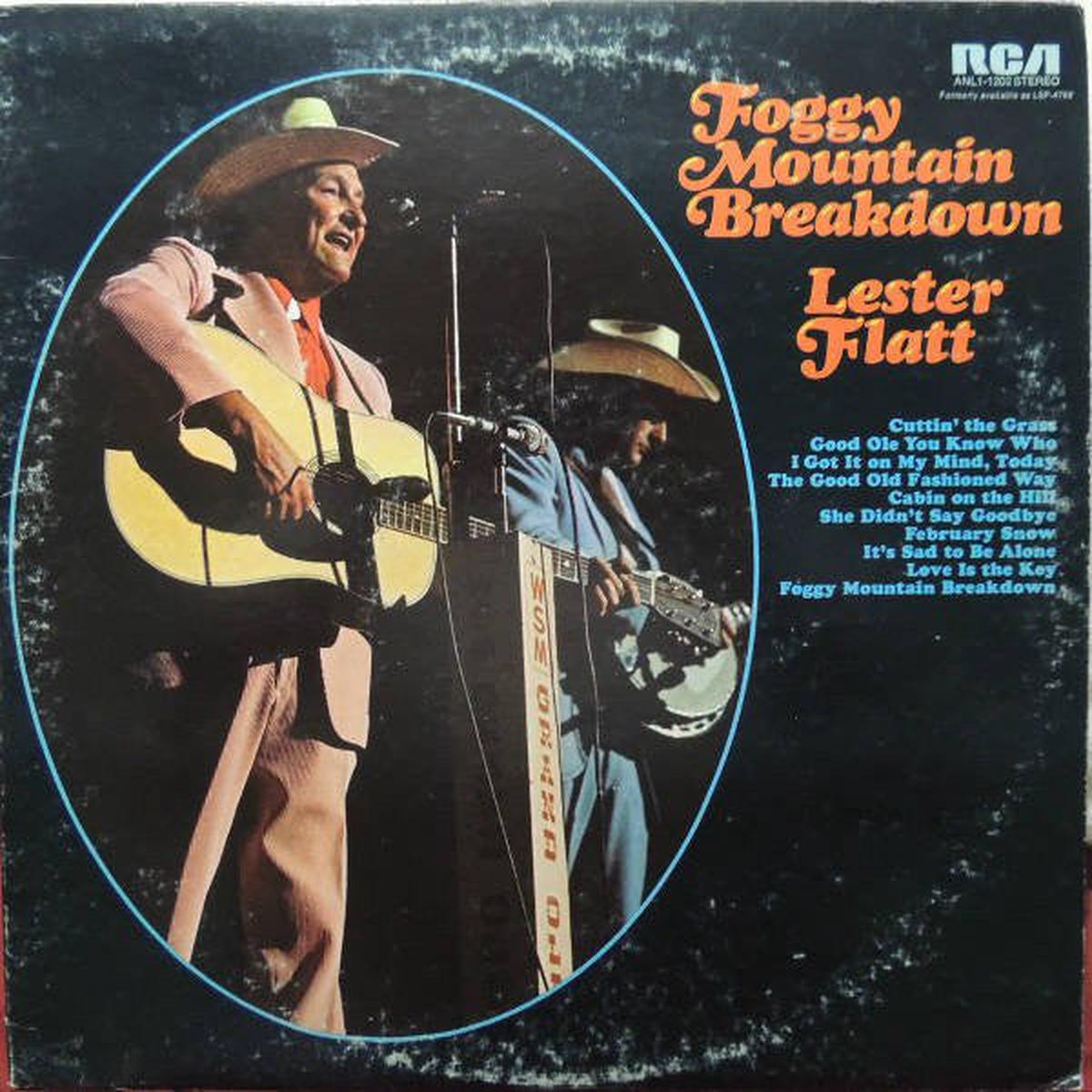Lester Flatt  Foggy Mountain Breakdown - 1972-Folk, World, & Country  Bluegrass (Vinyl)