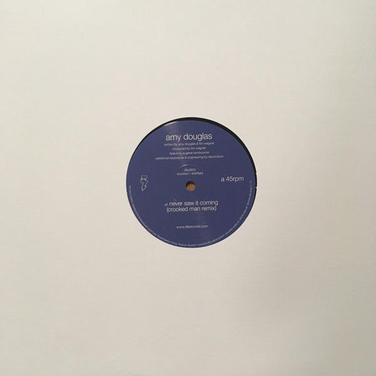 AMY DOUGLAS- NEVER SAW IT COMING 12"