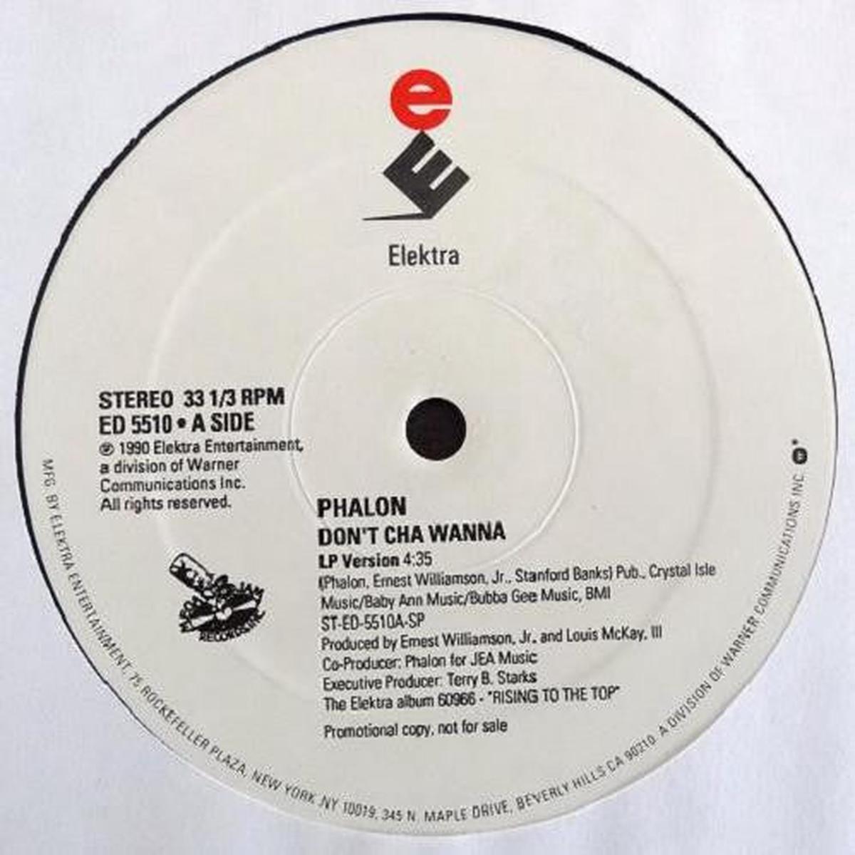 12" Single: Phalon Alexander - Don't Cha Wanna