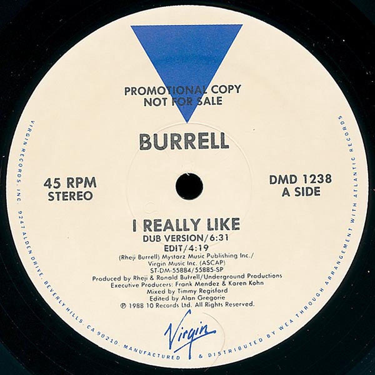 12" Single: Burrell - I Really Like