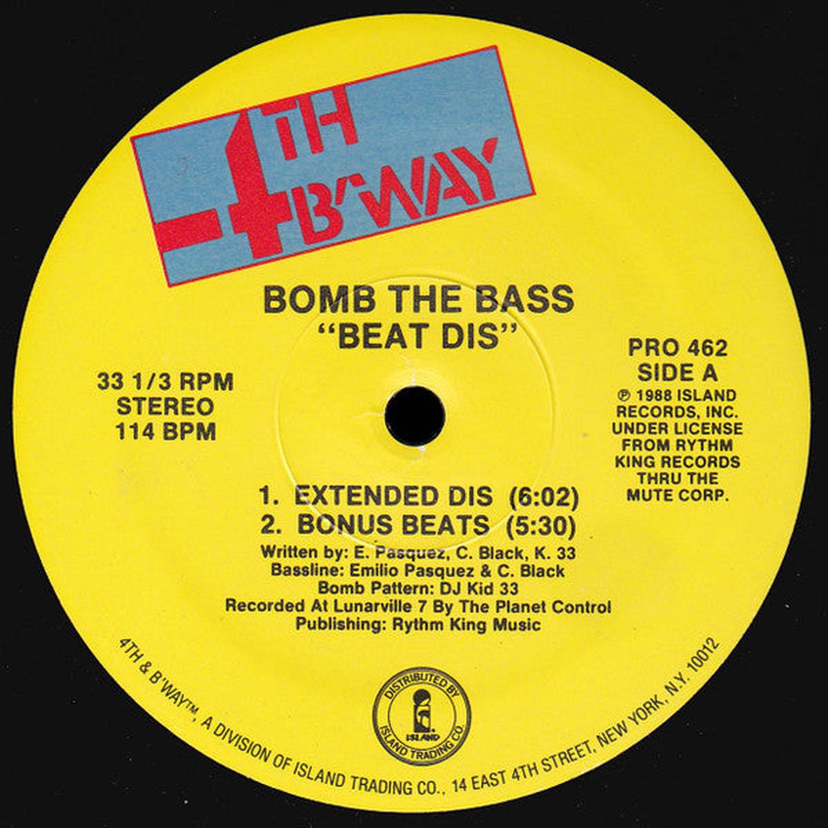 12" Single: Bomb The Bass - Beat Dis