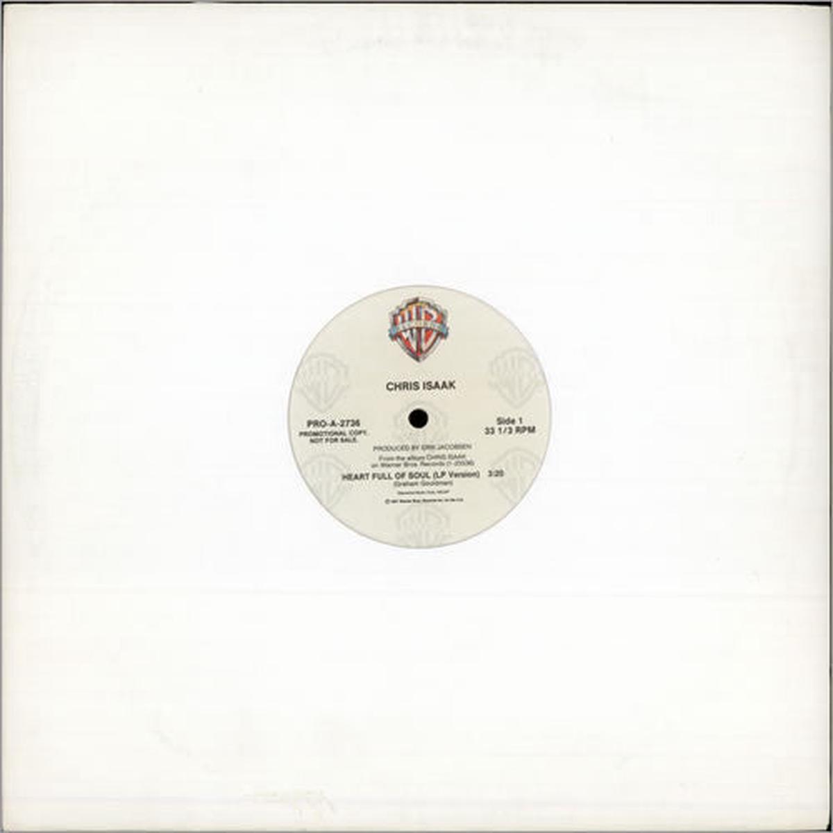 12" Single: Chris Isaak - Heart Full Of Soul
